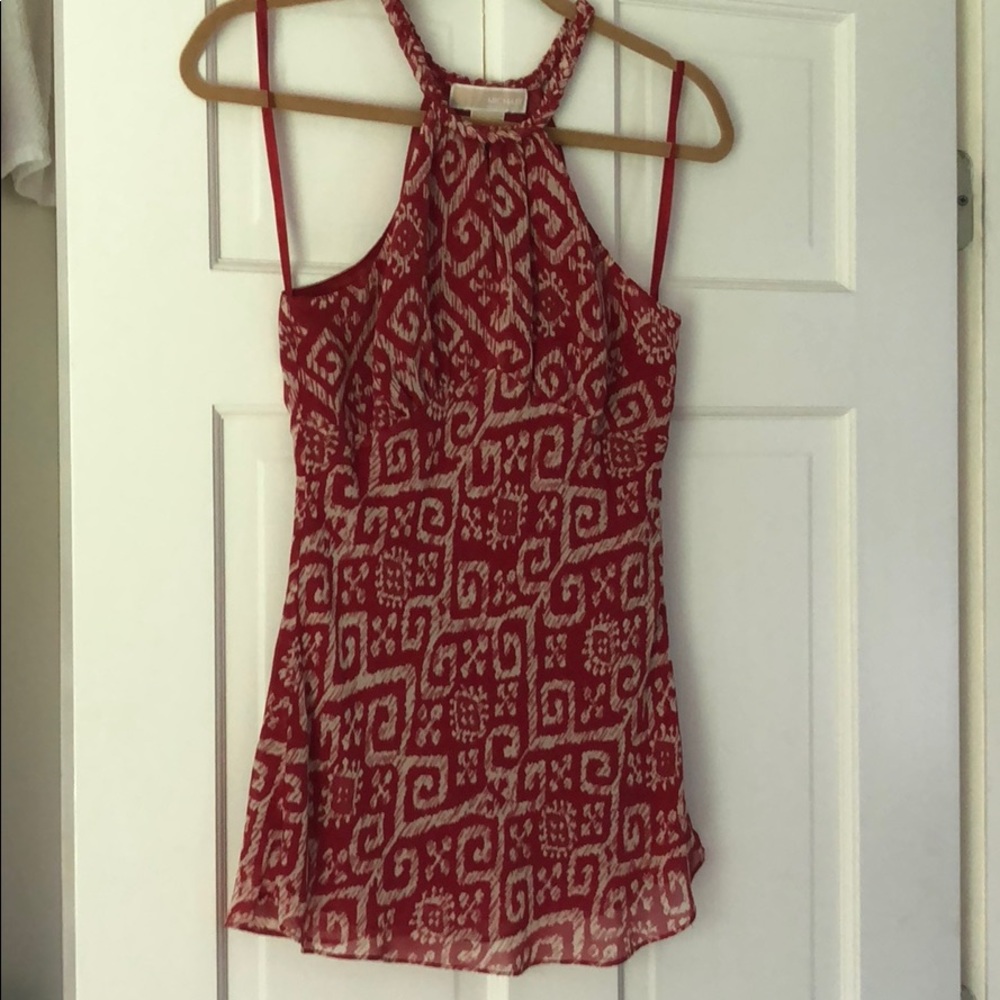 Sexy red/cream summer top